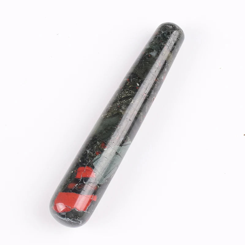 Wholesale Massage Wand Yoni Natural Crystal Mineral Quartz Acupoint Pen Face Care Tool Relax Body Beauty Health Massagestick