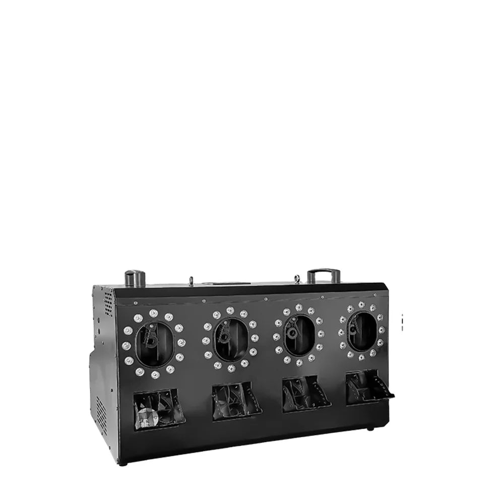 2025 New Hengyu 3000w Dual Wheel Bubble Machine Led Fog Party Equipment 18x3w Rgb Smoke Bubble Machine