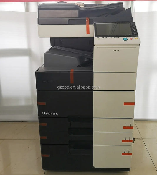 High Quality Used Konica Minolta Bizhub 554/554e Office Photocopier Printers Black & White A3 Max Print Area