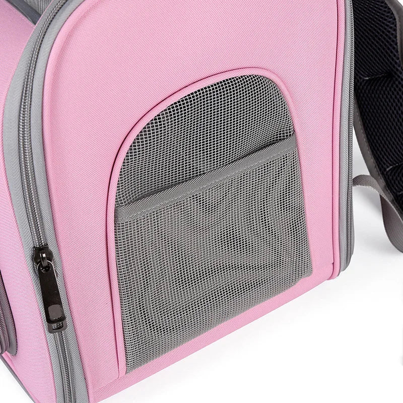 Large-Capacity Transparent Double-Shoulder Foldable Space Capsule Backpack for Outdoor Use Portable Pet Carrier