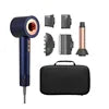 High-End Blue Color 110000RPM Brushless Motor Hair Dryer with 400 Million Negative Ions Hollow Design for Multi-Style for Hotels