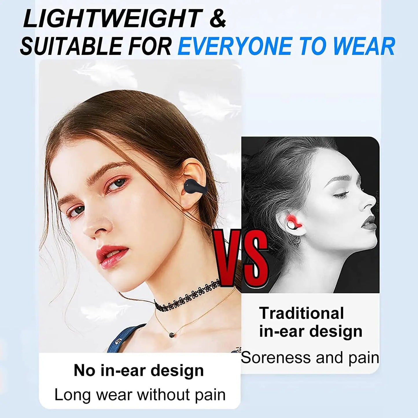 New Arrival Exquisite Sports Ear Hook Bone Conduction Headset Long Endurance Smart Touch Earbuds Digital Display for Running