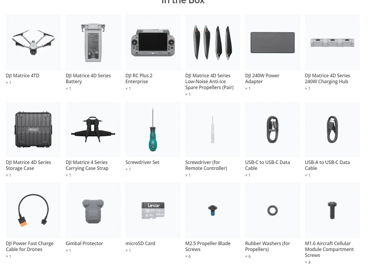 Original New Trend Matrice 4TD Commercial Drones Flagship Combo Worry-Free New Product