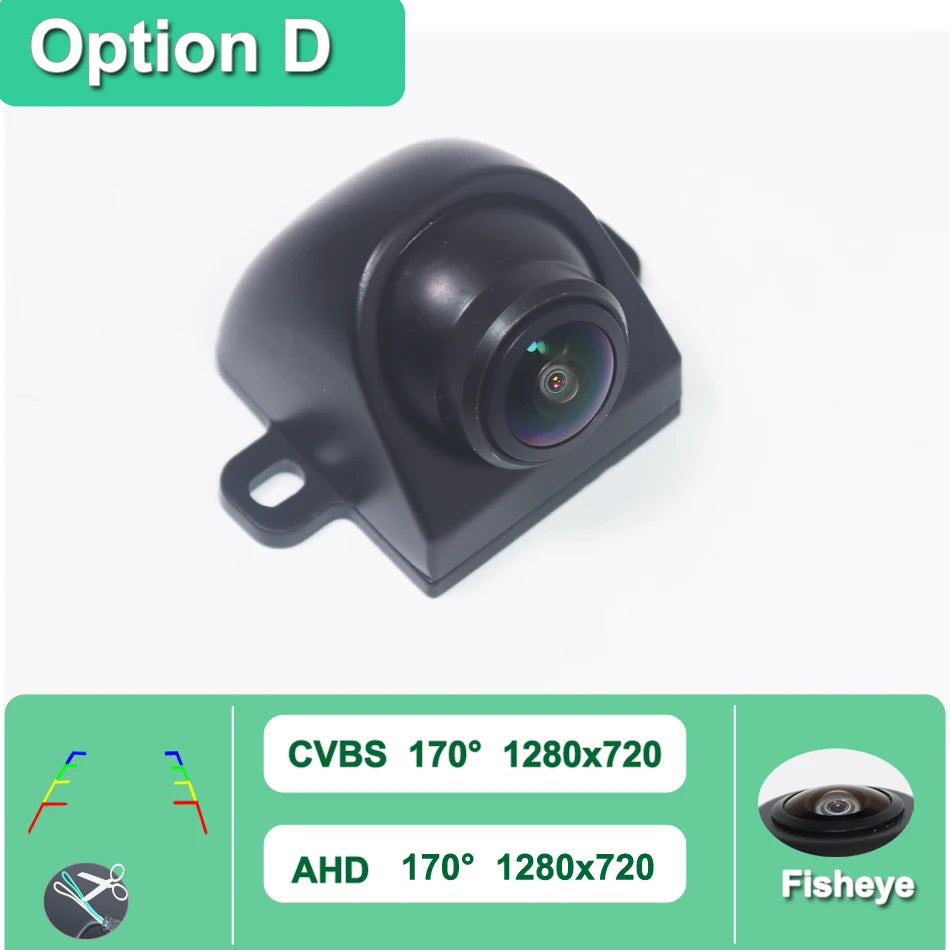 GAYINTT AHD 1080P Car Rear View Camera 170° Fisheye Golden Lens Full HD Night Vision Vehicle Reversing Backup Front Cameras