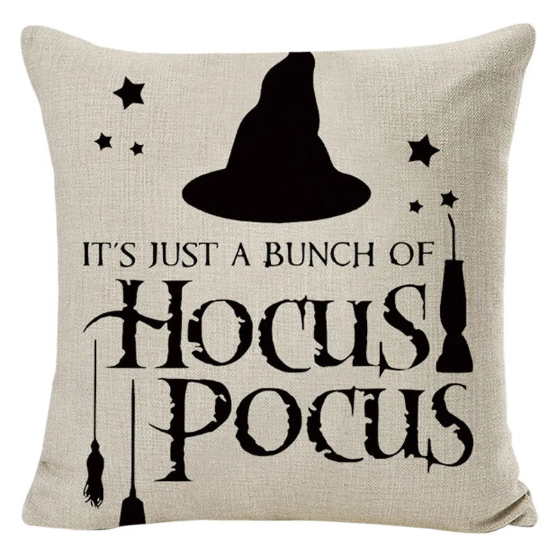 New Arrival Halloween Digital Print Cushion Cover Holiday Home Decoration Pillow Nordic Style Pillow Cover