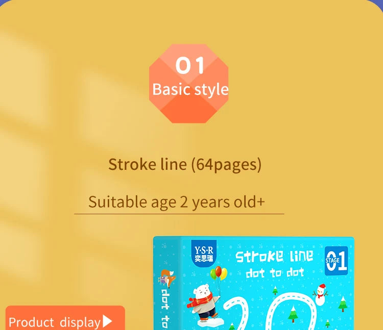 Tracing Trails Workbook for Kids Handwriting Activity Kit With Tracing Dry Erase Activity Boards and Crayon