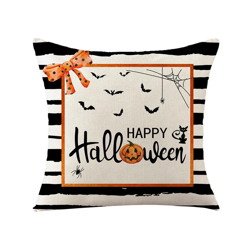 New Arrival Halloween Digital Print Cushion Cover Holiday Home Decoration Pillow Nordic Style Pillow Cover