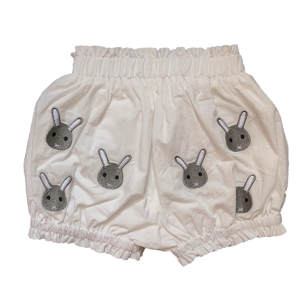 Summer Baby Set Long-sleeved Romper Top Shorts Pure Handmade Embroidered Cartoon Animals High-quality Fabric Physical Texture
