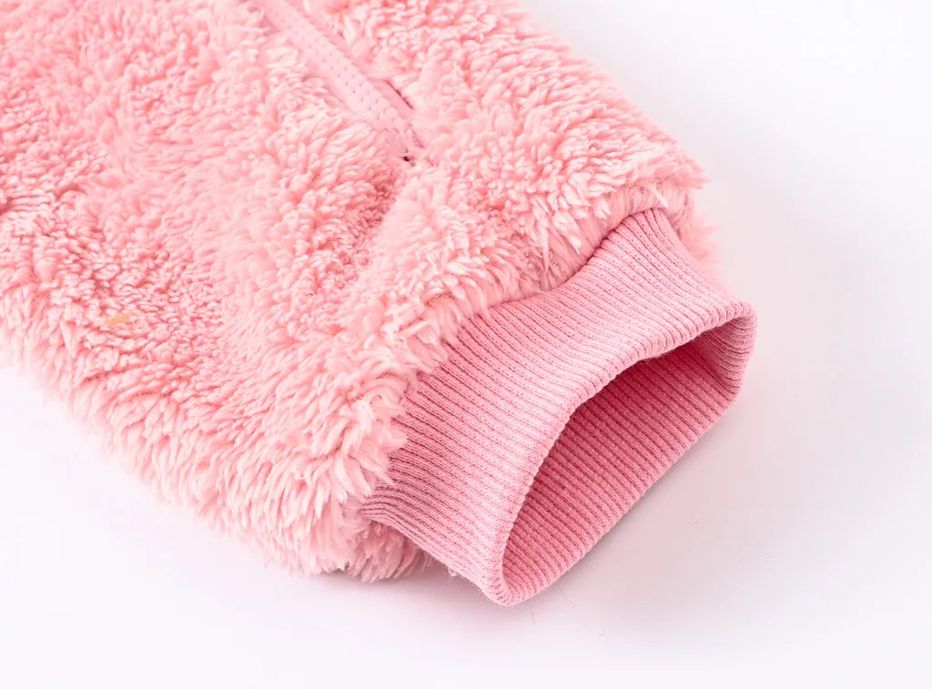Newborn Baby Romper Winter Costume Baby Boys Clothes Polar Fleece Warm Baby Girls Clothing  Overall Baby Rompers Jumpsuit