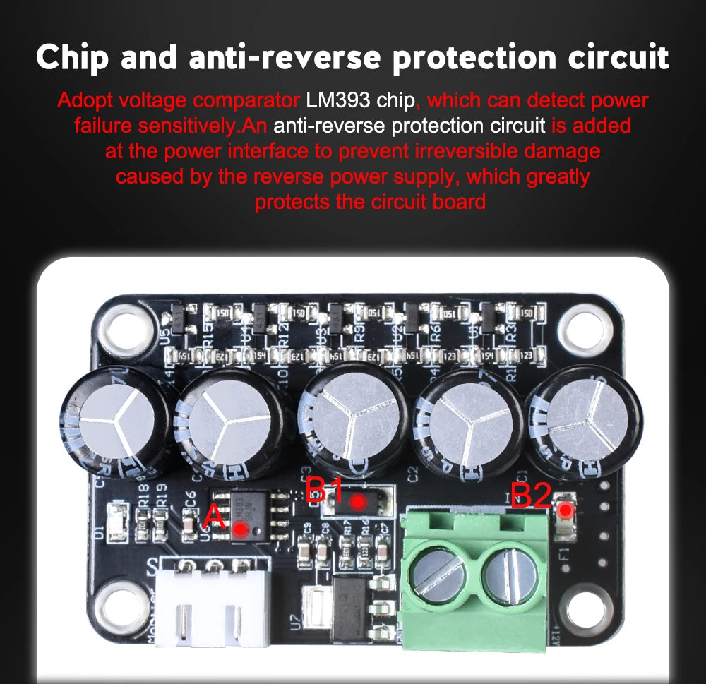 BIGTREETECH UPS 24V V1.0 Module Resume Printing Power Off Module Sensor For Octopus Pro SKR MINI E3 SKR Pro 3D Printer Parts