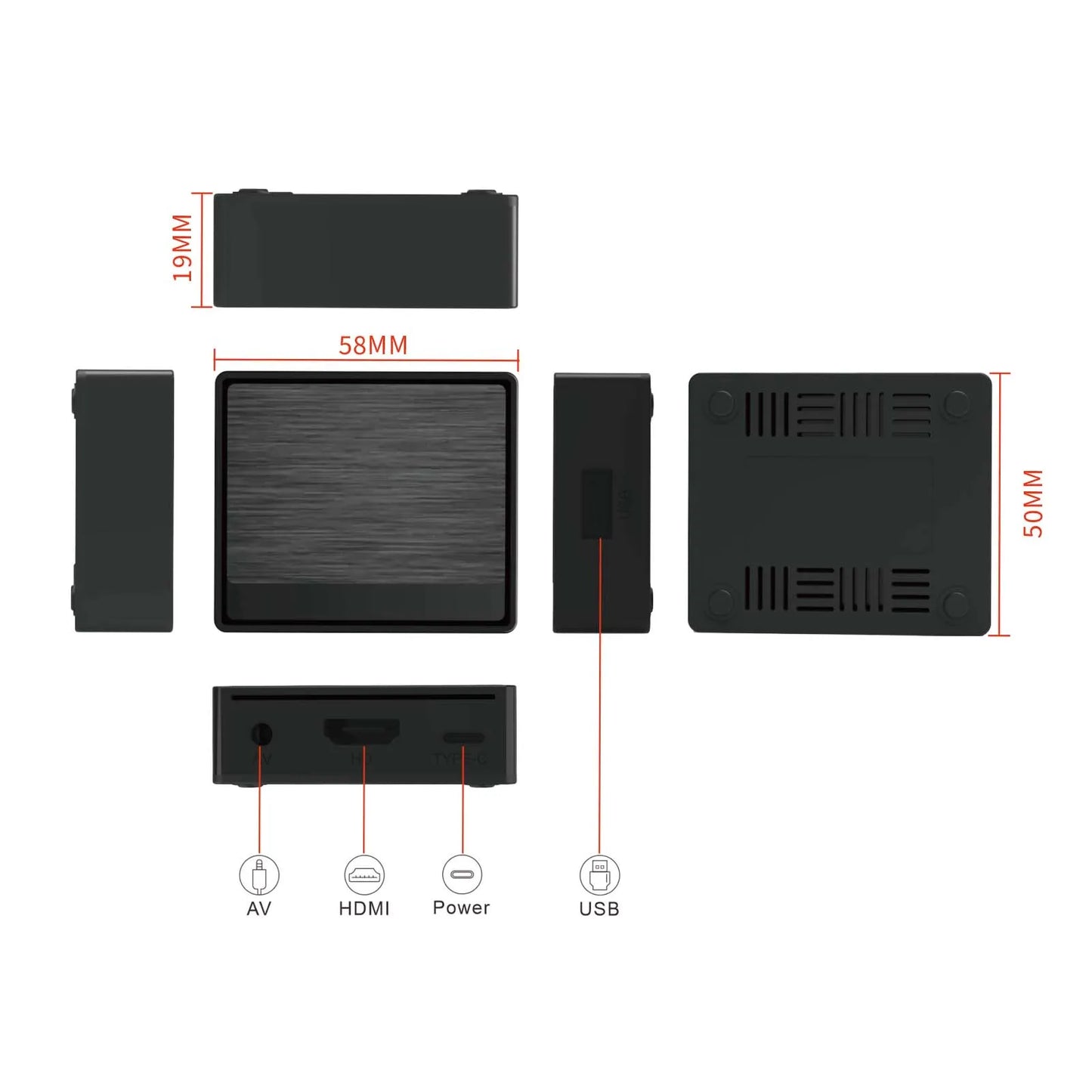 2024 Lemon TV Mini Smart TV BOX Dual Wifi6 BT5.4 Voice 4K Media Player Set Top Box 2G16G Android 12 TVBOX Allwinner H618 2.4/5G