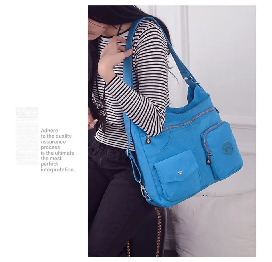 Luxury Handbags Women Bags Designer Waterproof Bylon Cloth Crossbody Bags for Women 2026 Large Capacity Lady Shoulder Bag Tote