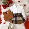 New Arrival Baby Boys Clothing Set Spring 3piece Children's Suit with Shirt + Vest+pants Infants Baby Clothes