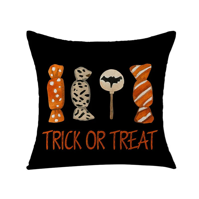New Arrival Halloween Digital Print Cushion Cover Holiday Home Decoration Pillow Nordic Style Pillow Cover