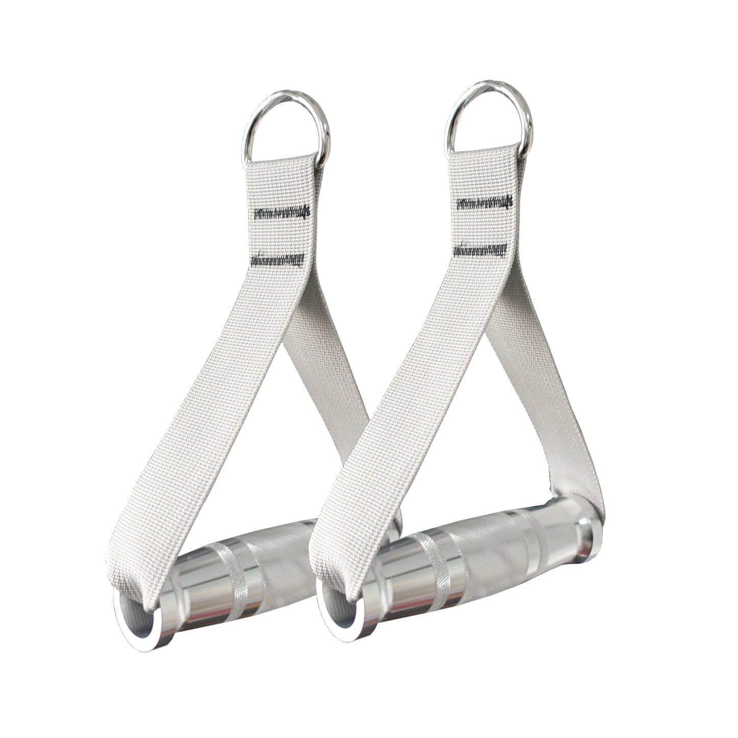 Exercise Gym Metal Handles Grip Heavy Duty Workout Cable Machine Attachment Resistance Band Pull Down Home Fitness Accessories