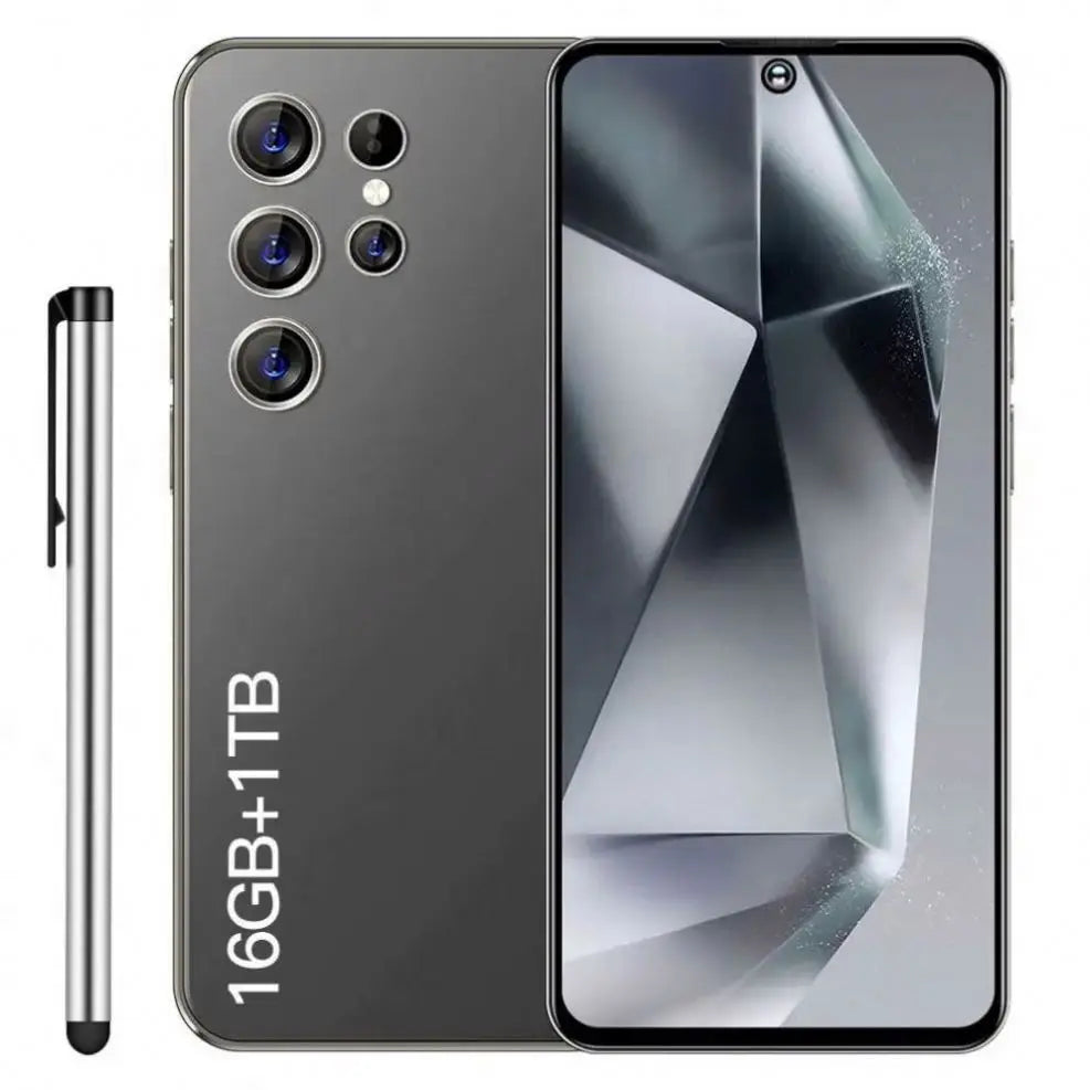 Value Deal Smartphones S24 Ultra Portable Phones MTK HD LTE French/Spanish/English Support 24-Hour Fast Shipping