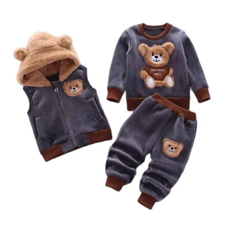 Newborn Baby Boys Clothes 2024 Autumn Baby Girls Clothes Hoodie+Pant Outfit Kids Costume Suit Infant Clothing For Baby Warm Sets