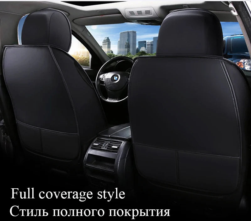 Universal Style Full Coverage Car Seat Cover for Dacia Duster Sandero Renault Clio Fiat Ypsilon Seat Arona Cors Car Accessories