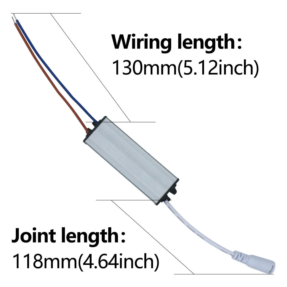 AC85-265V LED Driver Accessories 600mA 36W For LEDs Power Supply Lighting Transformers For Outdoor Waterproof IP65 Output 36-65V