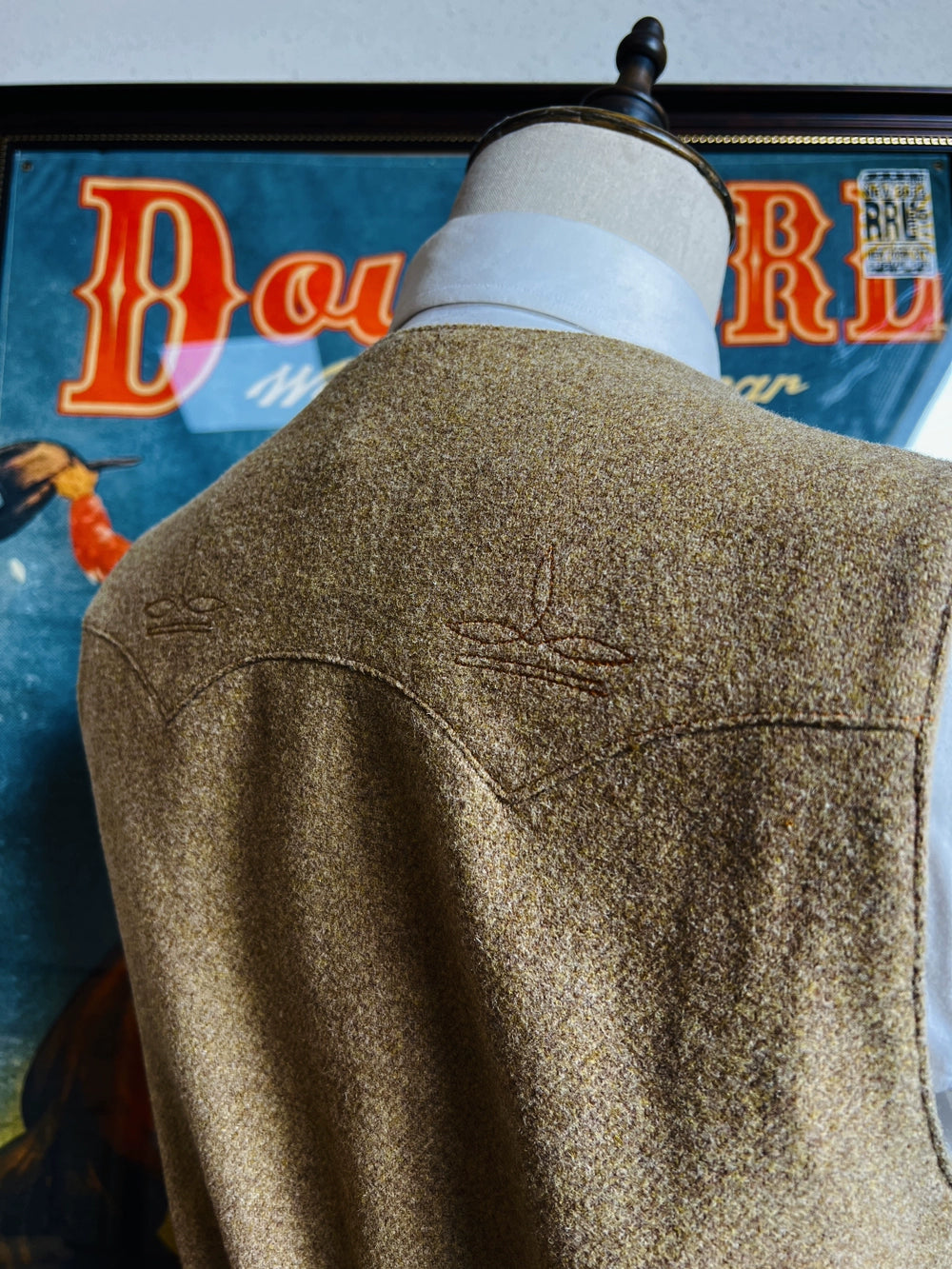 580G Colorful Tweed Lapel Gentleman Vest