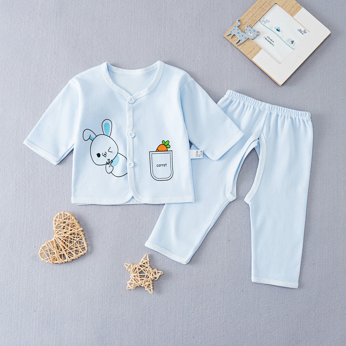 Gown Newborn Clothes 0-3 Months 6 Baby Cotton Underwear Summer Thin Newborn Baby Suit Spring & Fall