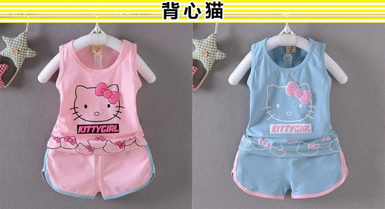 One-Year-Old Vest Little Girl Summer Pure Cotton Children's Clothing