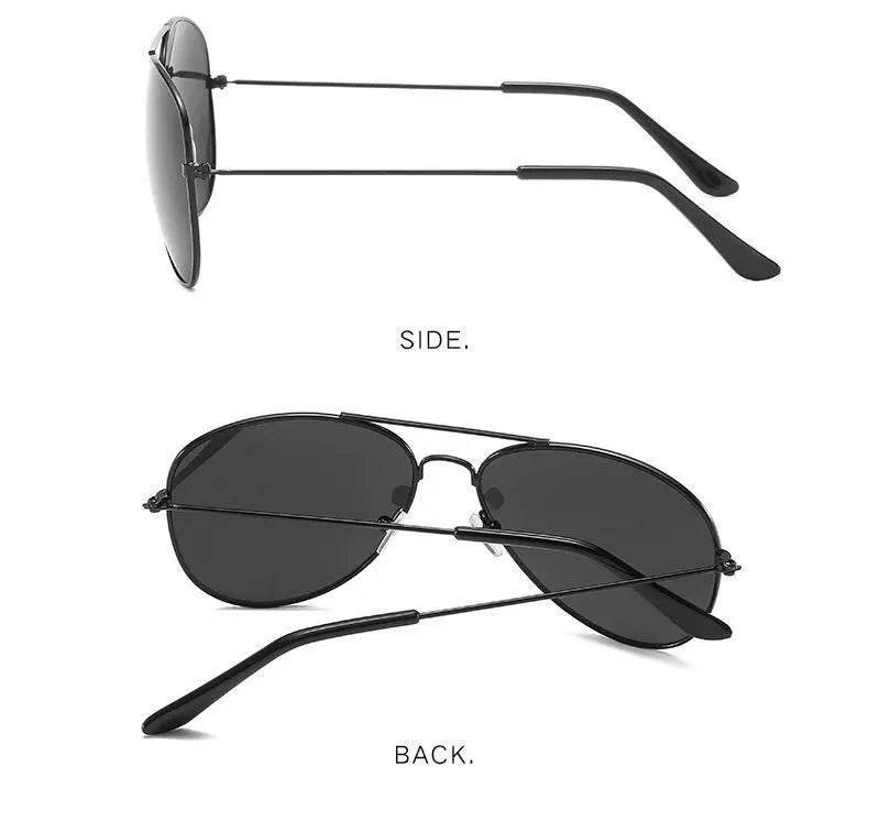 Classic Fashion Men's and Women's Colorful Sunglasses Retro Pilot Glasses Toad Metal Sunglasses