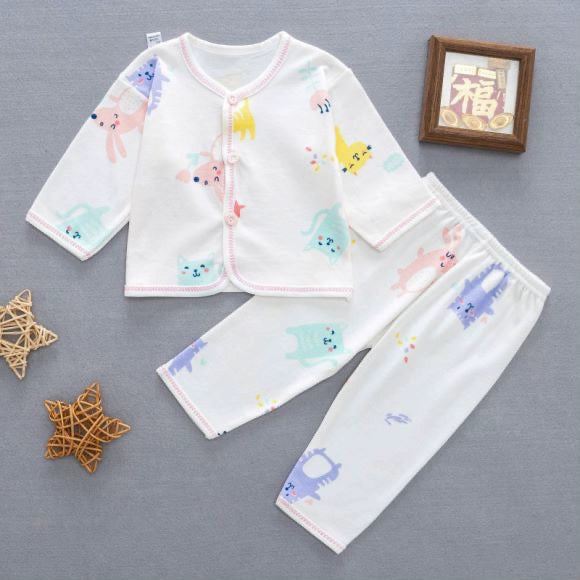 Newborn Cotton Gown Summer Thin Autumn Clothes