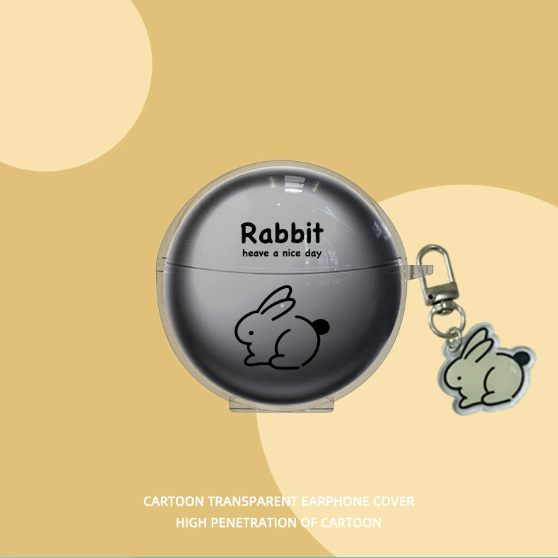 S6s Ultra Protective Case for Sanag Serena Small Nebula S6s Bluetooth Headphone Case New Arrival S6spro Transparent Silicone Earphone Case Pro Drop-Resistant Soft Case Cartoon Cute Female