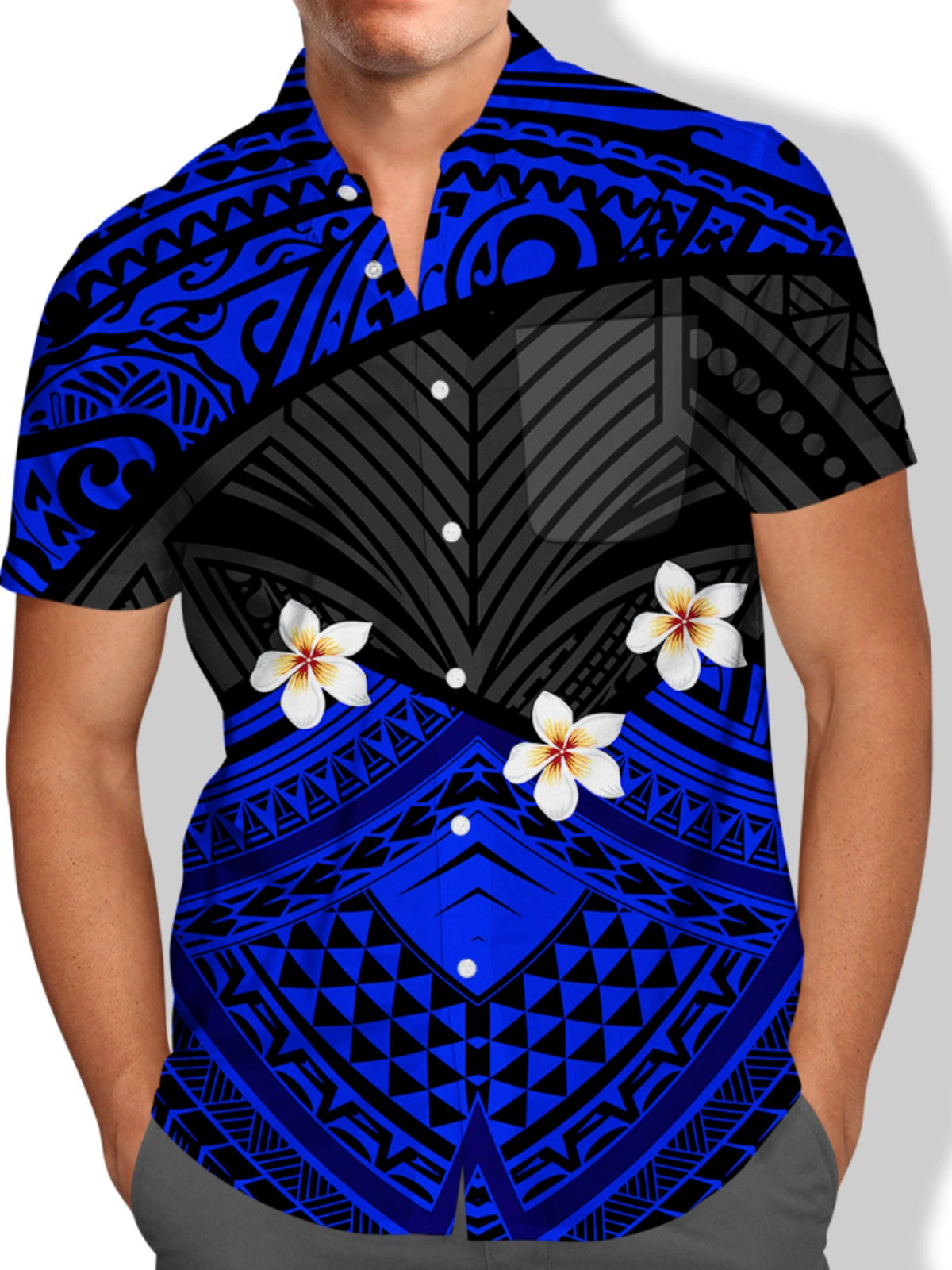 3D Digital Printed Short Sleeve Shirt Men's 3D Digital Print Short Sleeve Shirt