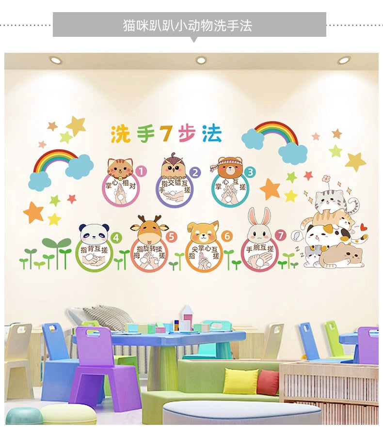 Adhesive Paper Kindergarten Wall Decoration