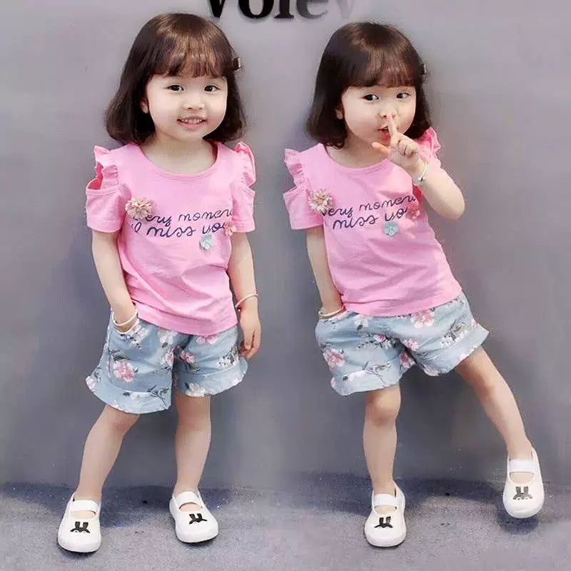 Korean-Style Floral Shorts Baby Fashion Fashionable Clothing Summer Wear