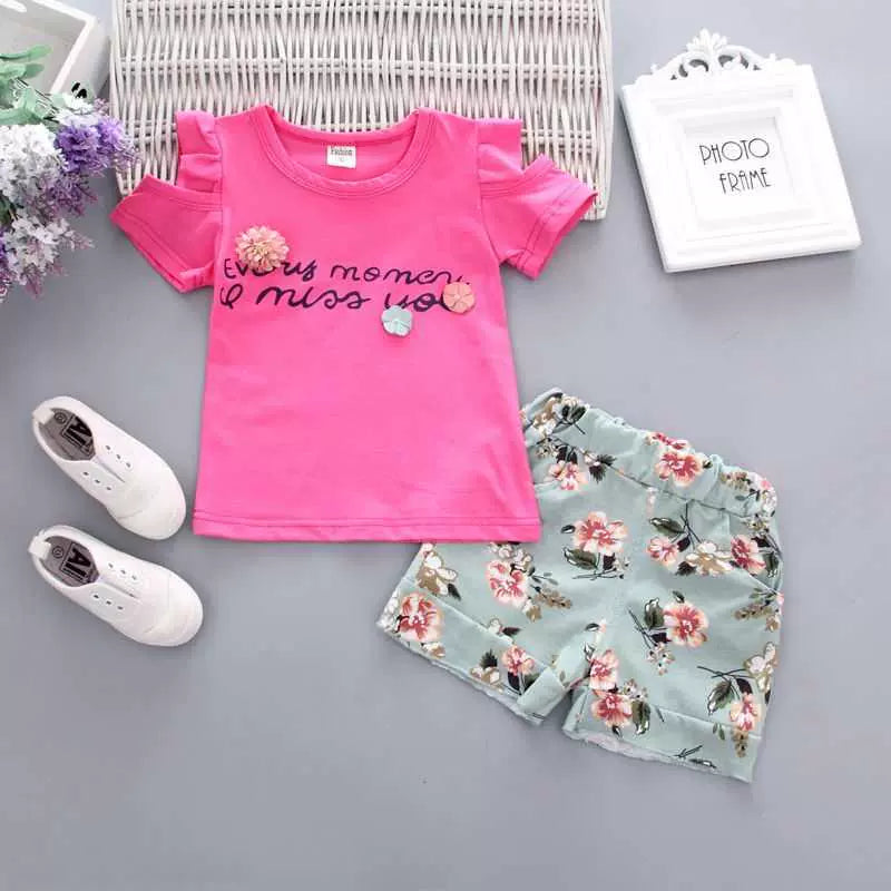 Korean-Style Floral Shorts Baby Fashion Fashionable Clothing Summer Wear