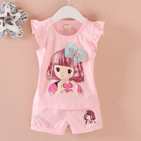 One-Year-Old Vest Little Girl Summer Pure Cotton Children's Clothing