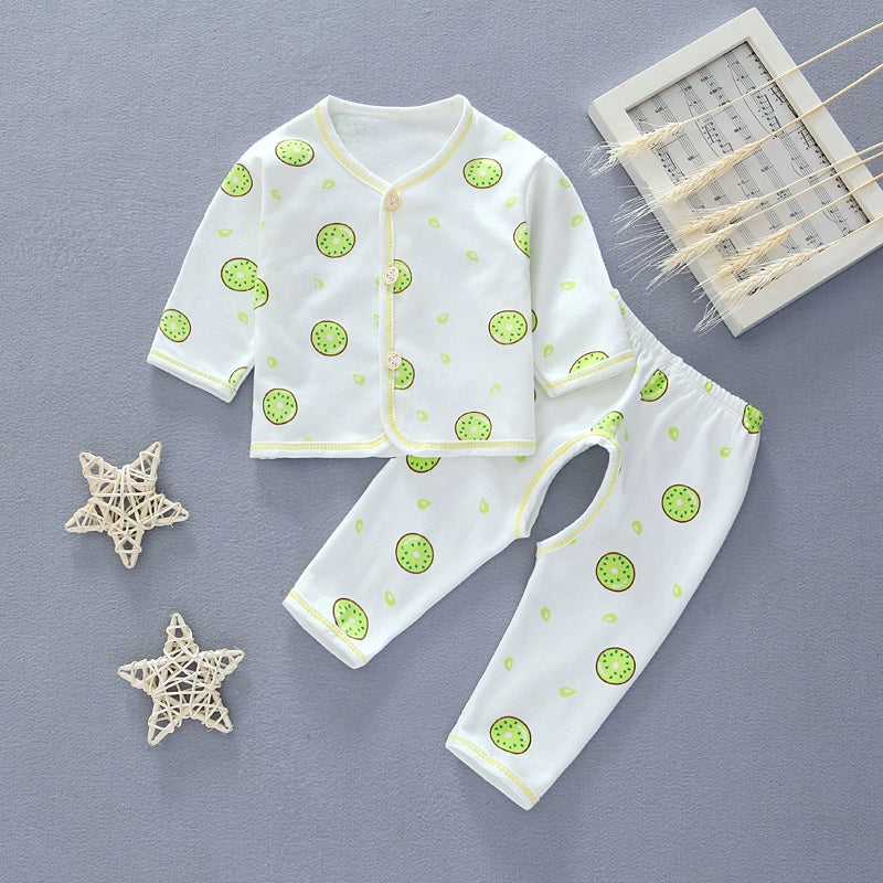 Gown Newborn Clothes 0-3 Months 6 Baby Cotton Underwear Summer Thin Newborn Baby Suit Spring & Fall
