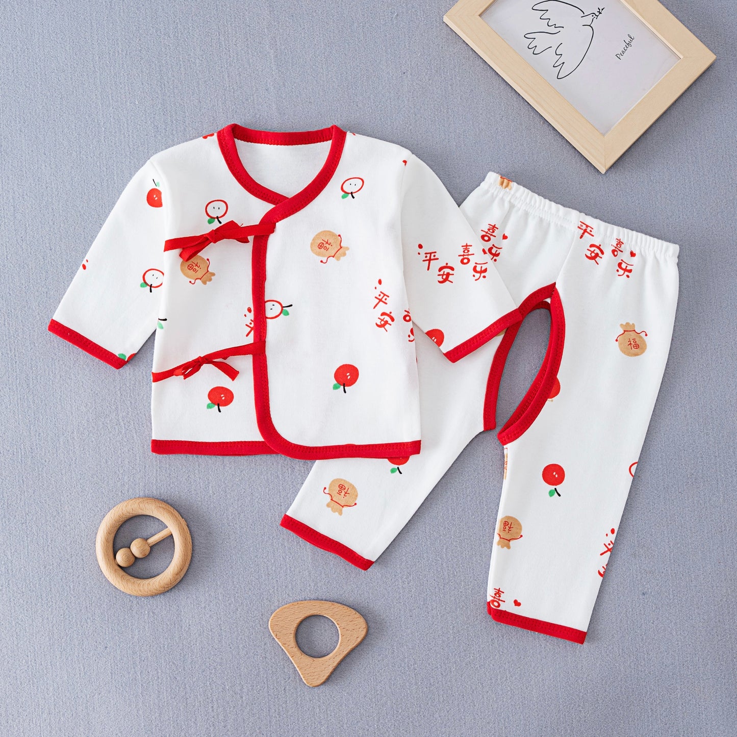 Gown Newborn Clothes 0-3 Months 6 Baby Cotton Underwear Summer Thin Newborn Baby Suit Spring & Fall