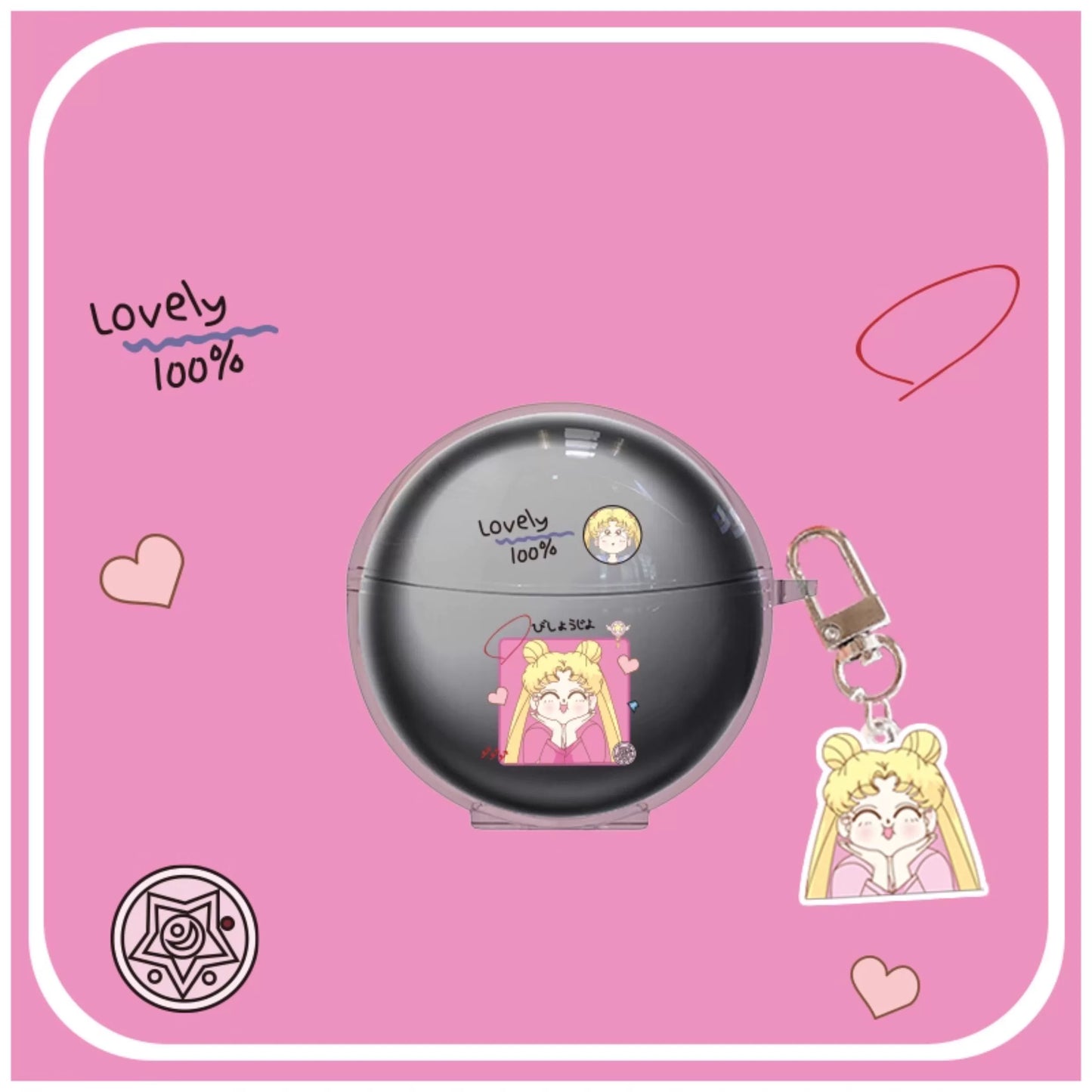 S6s Ultra Protective Case for Sanag Serena Small Nebula S6s Bluetooth Headphone Case New Arrival S6spro Transparent Silicone Earphone Case Pro Drop-Resistant Soft Case Cartoon Cute Female