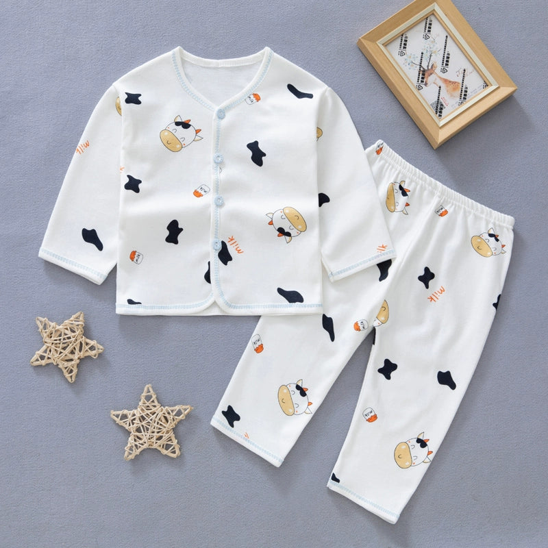 Newborn Cotton Gown Summer Thin Autumn Clothes