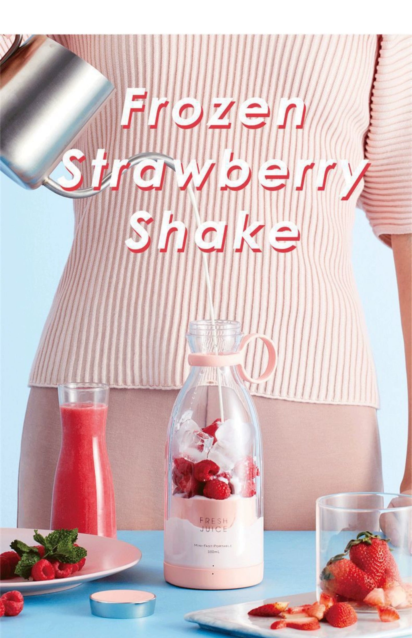 Portable Electric Juicer Cup 110 V220v Neutral US Juicer Canada Fruit Juicer Wireless USB