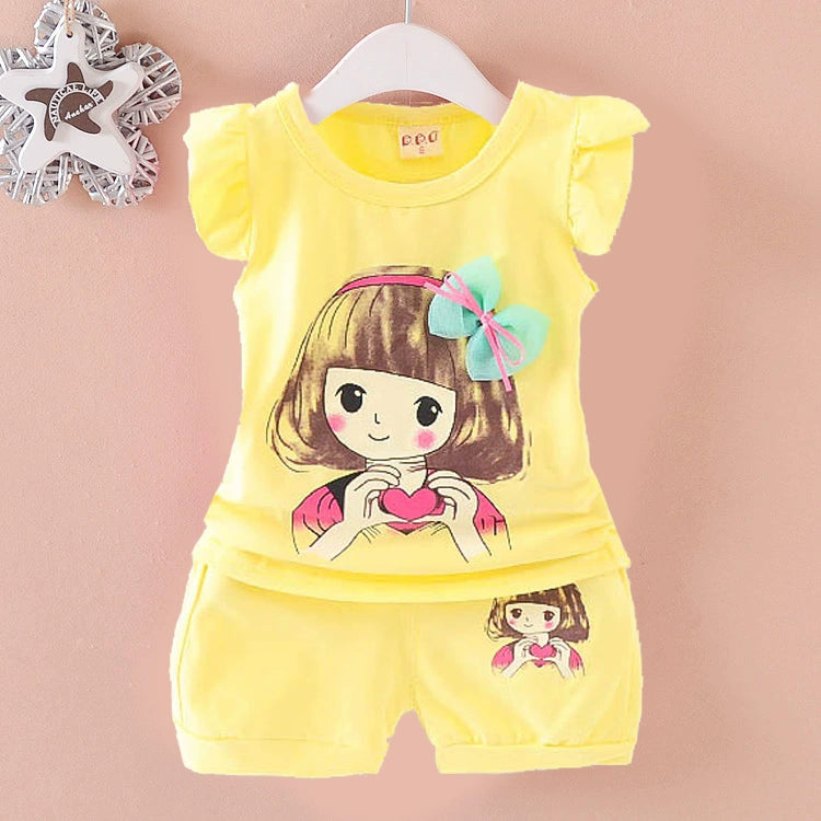 One-Year-Old Vest Little Girl Summer Pure Cotton Children's Clothing