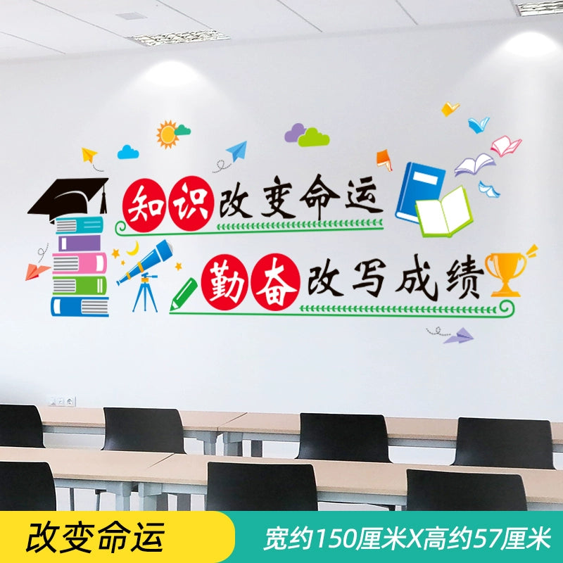 Elementary School Classroom Class Culture Reading Wall Sticker