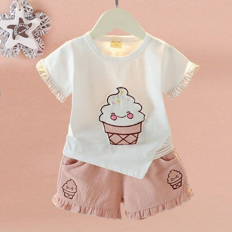 One-Year-Old Vest Little Girl Summer Pure Cotton Children's Clothing