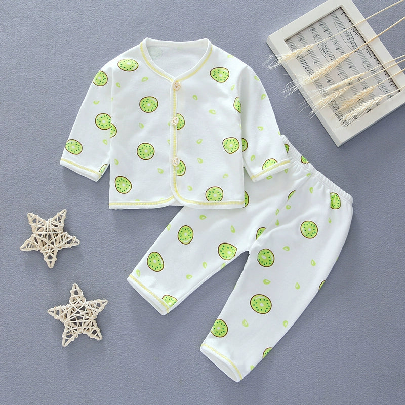 Gown Newborn Clothes 0-3 Months 6 Baby Cotton Underwear Summer Thin Newborn Baby Suit Spring & Fall