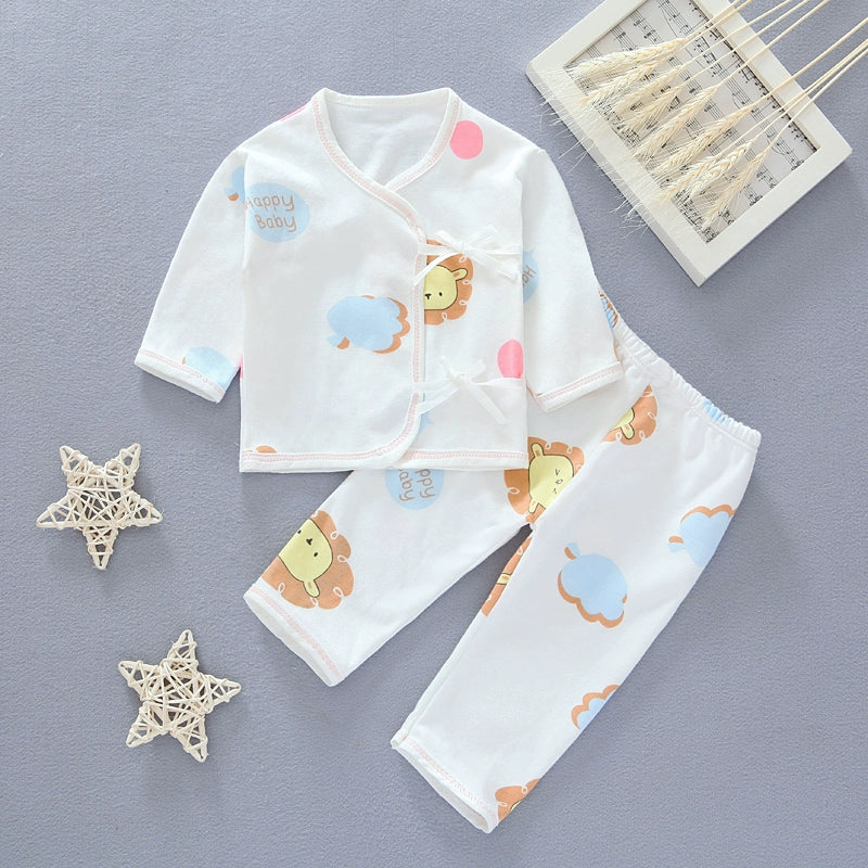 Newborn Cotton Gown Summer Thin Autumn Clothes