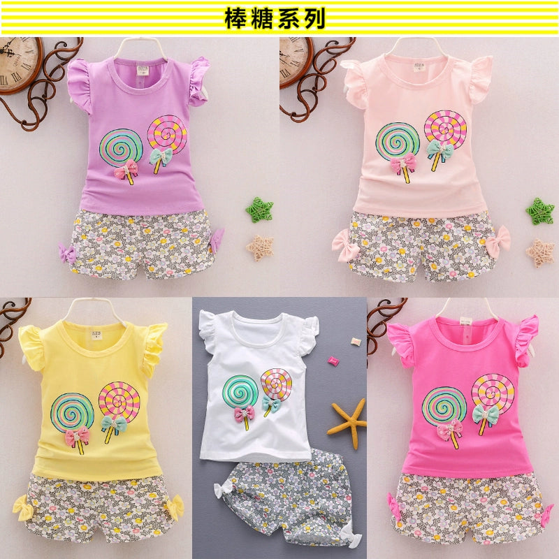 One-Year-Old Vest Little Girl Summer Pure Cotton Children's Clothing
