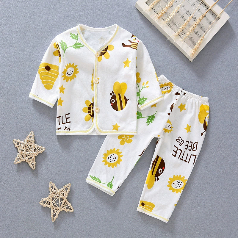 Newborn Cotton Gown Summer Thin Autumn Clothes