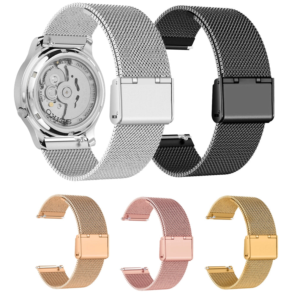 Suitable for Lenovo Smart Watch Strap L-SWAW101 Metal Watch Bracelet Lenovo Watch Fit Smart Watch Sports Watch F101 Stainless Steel Milan Strap