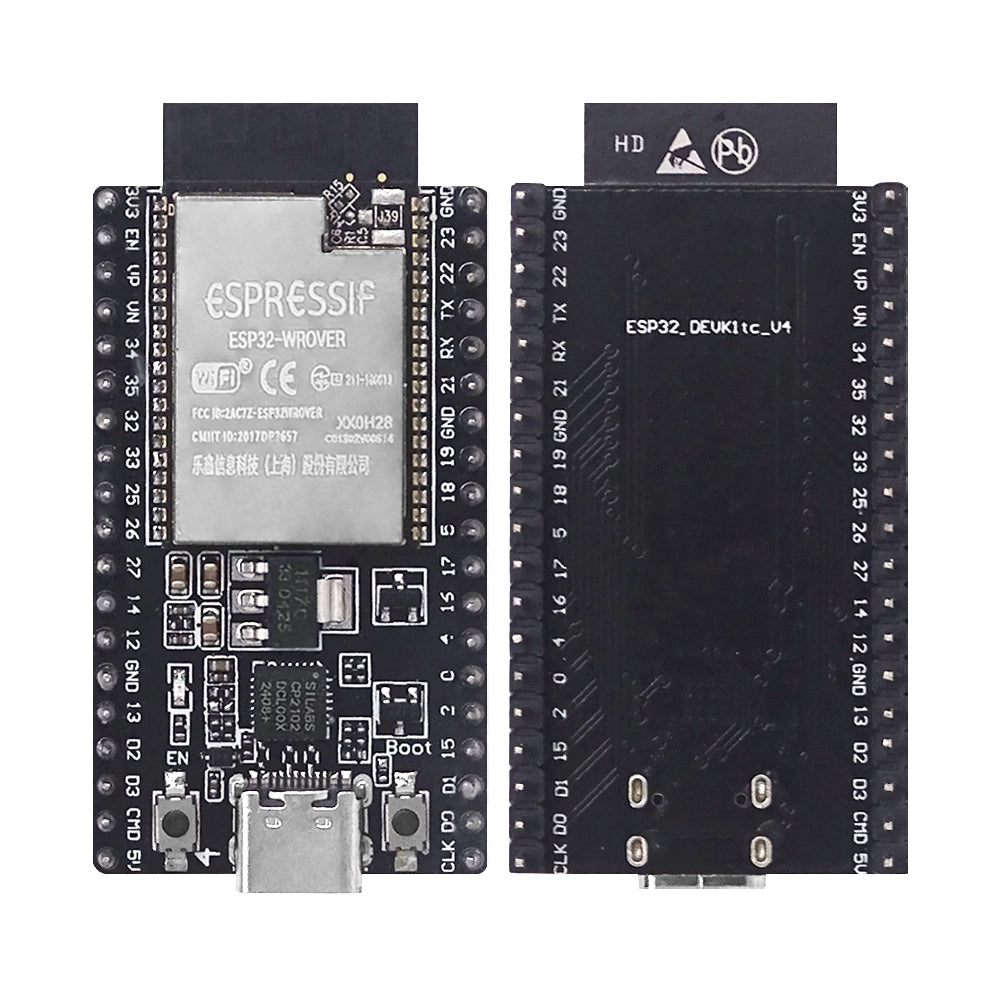 ESP32-DevKitC Development Board Can Be Equipped with WROOM-32D/32U Wrover Module TYPE-C Interface