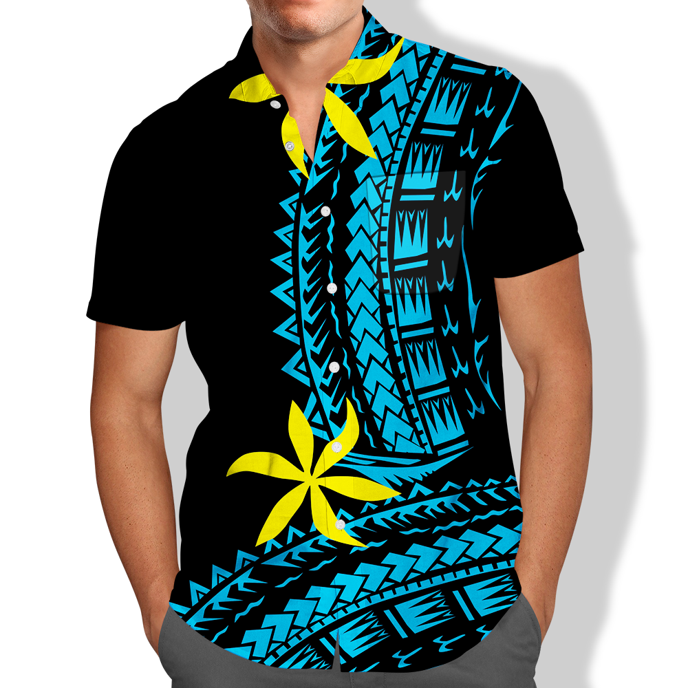 3D Digital Printed Short Sleeve Shirt Men's 3D Digital Print Short Sleeve Shirt
