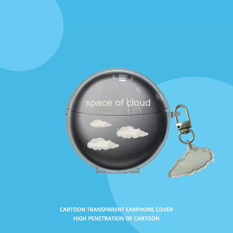 S6s Ultra Protective Case for Sanag Serena Small Nebula S6s Bluetooth Headphone Case New Arrival S6spro Transparent Silicone Earphone Case Pro Drop-Resistant Soft Case Cartoon Cute Female